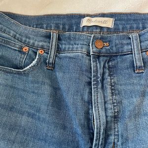 The perfect vintage cropped jean madewell size 32